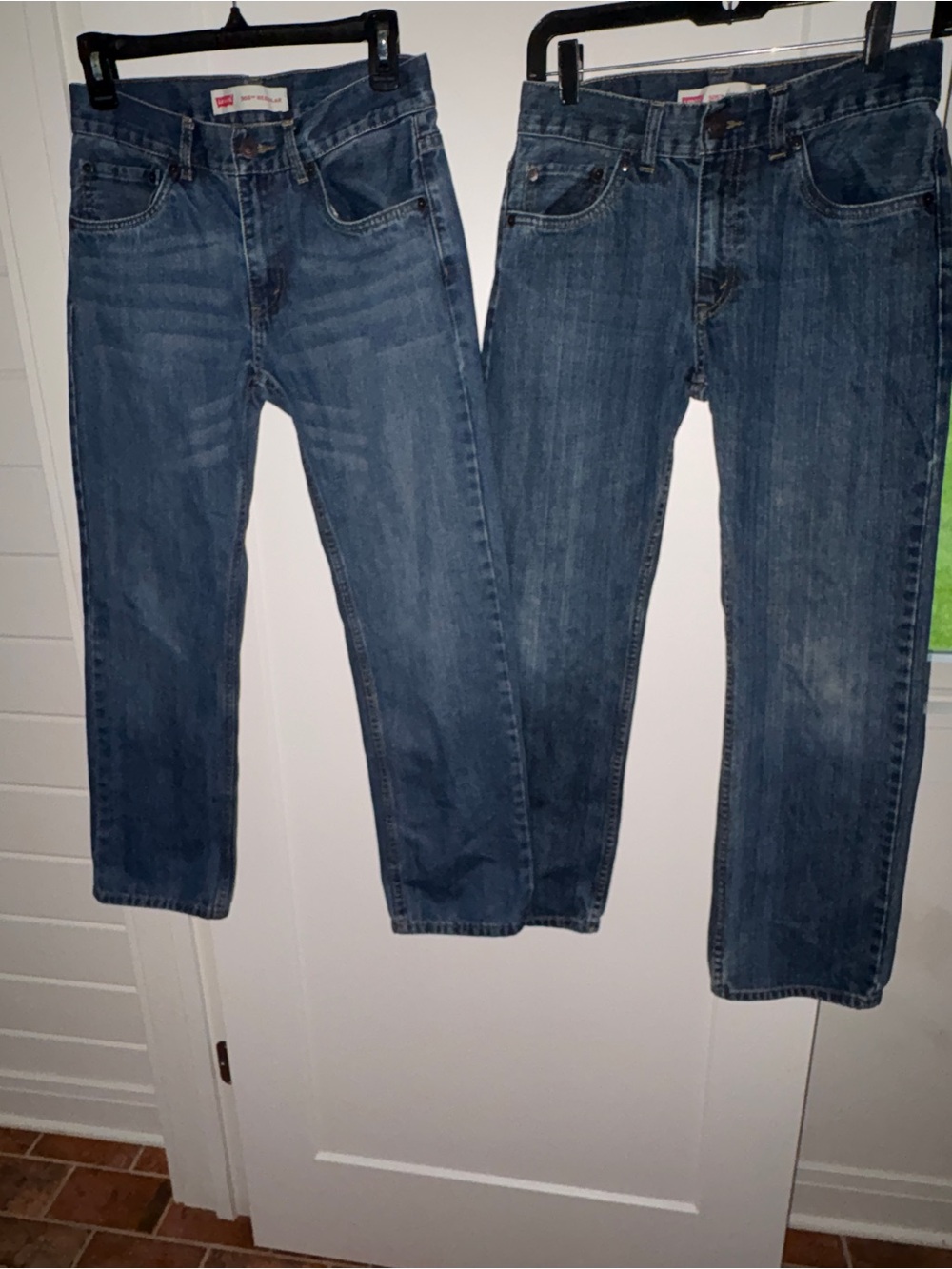 Levi's 505 regular straight leg jean bundle boy's 16 Reg EUC LN